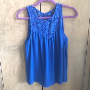GUESS Electric Blue Feminine Top